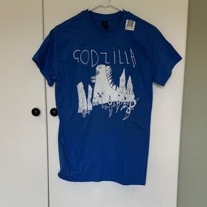 BNWT Godzilla by Lilith Gildan Small Royal Blue tee